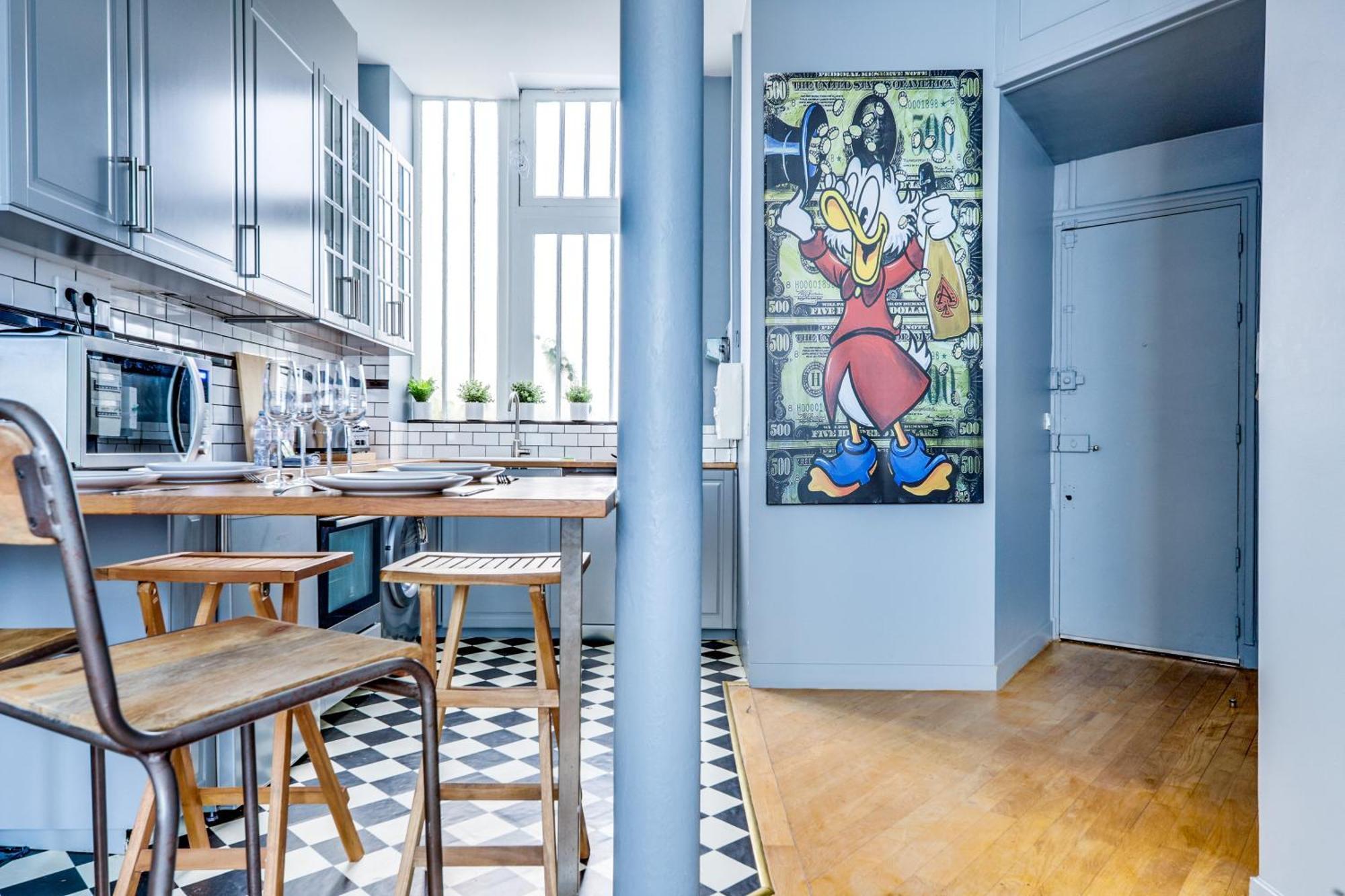 Appartement Buttes-chaumont - Fully-equipped Paris